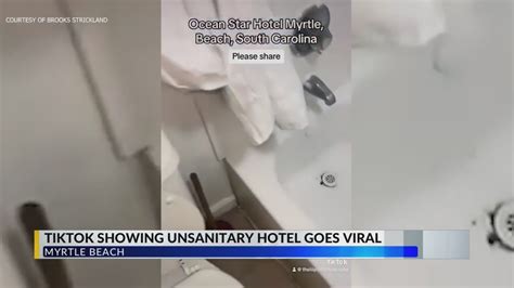 Family's TikTok video of 'unsanitary' conditions at Myrtle Beach hotel goes viral